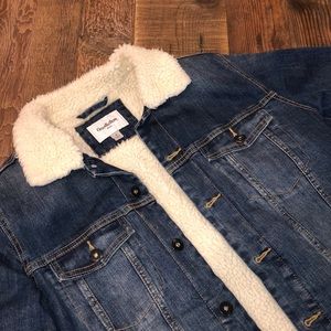 Fur Lined Blue Jean Jacket (so soft!)